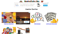 Desktop Screenshot of cuentosjunior.com